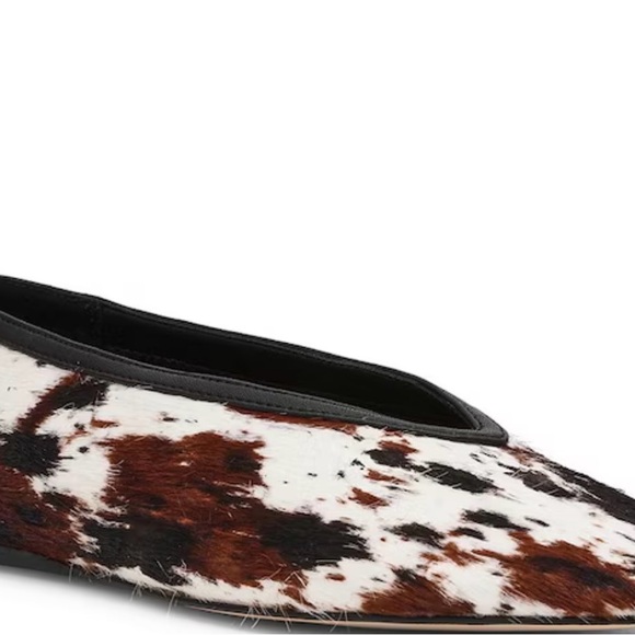 NWT NIB Steve Madden Leni Cow Print Ballet Flats size 10 - Picture 3 of 4